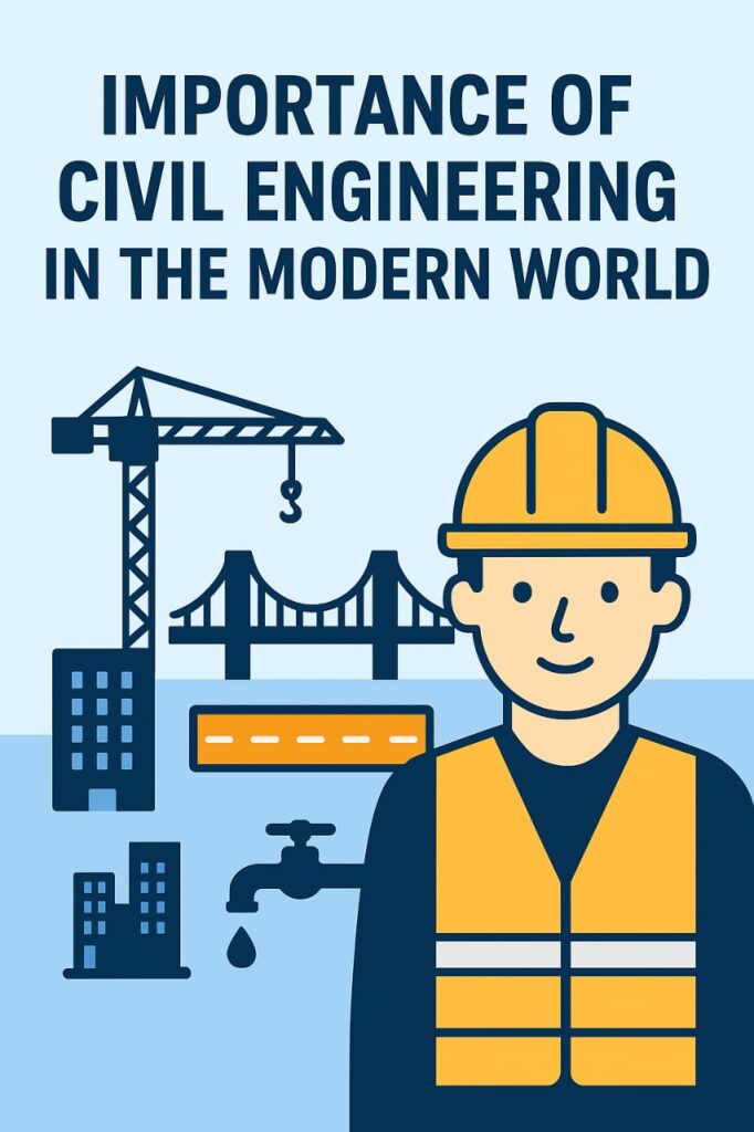 Importance of Civil Engineering – Modern Infrastructure Illustration