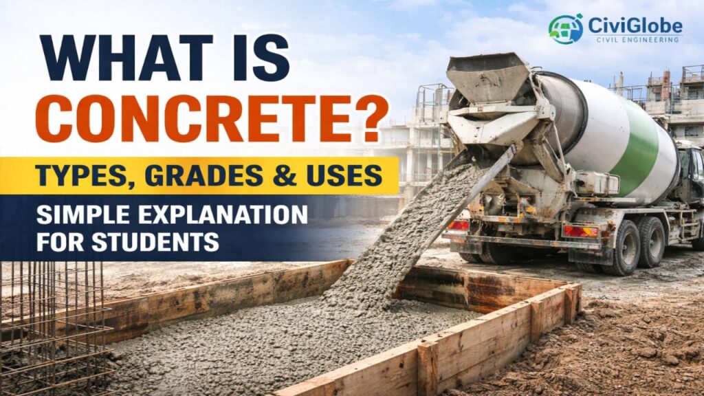 what is concrete types grades uses
