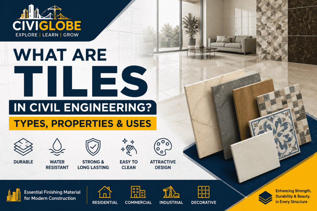 What are Tiles in Civil Engineering - Types, Properties and Uses | CiviGlobe