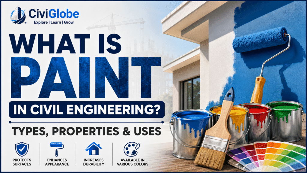 What is Paint in Civil Engineering - Types, Properties and Uses | CiviGlobe