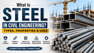 What is Steel in Civil Engineering? Types, Properties & Uses